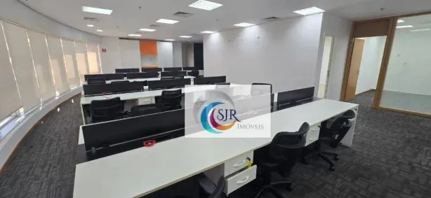 Sala Comercial para alugar, 418m² no Cidade Monções, São Paulo