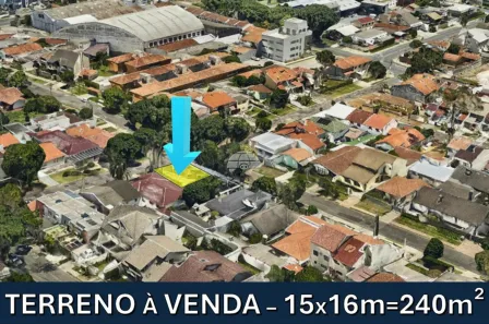Lote/Terreno à venda, 180m² no Barro Preto, São José dos Pinhais