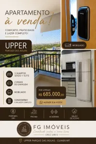 Apartamento com 3 Quartos para alugar, 77m² no Paiaguás, Cuiabá