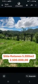 Fazenda/Sítio com 2 Quartos à venda, 5280m² no Ratones, Florianópolis