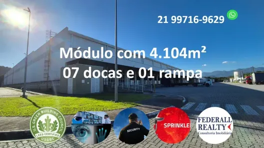 Galpão/Depósito/Armazém para alugar, 4104m² no Mantiquira, Duque de Caxias