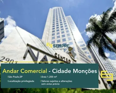 Imóvel Comercial para alugar, 1200m² no Brooklin Paulista, São Paulo