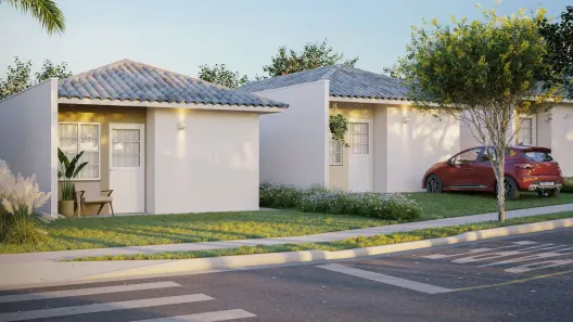 Casa de Condomínio com 2 Quartos para alugar, 44m² no Distrito Industrial do Una II, Taubaté