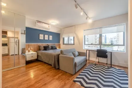 Apartamento com 1 Quarto para alugar, 38m² no Três Figueiras, Porto Alegre