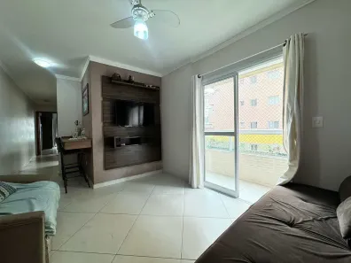 Apartamento com 1 Quarto para alugar, 52m² no Guilhermina, Praia Grande