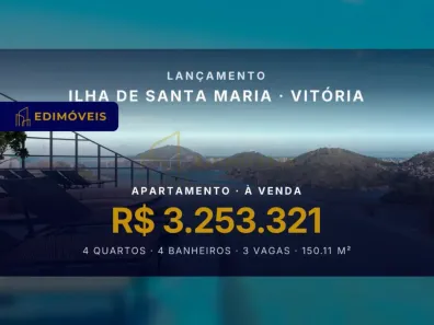 Apartamento com 4 Quartos à venda, 150m² no Ilha de Santa Maria, Vitória