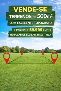 Lote/Terreno à venda, 500m² no Centro, Guararema