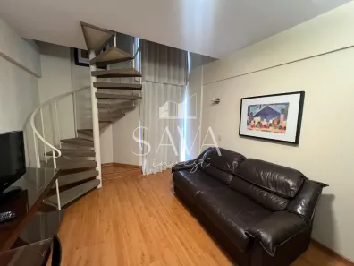 Flat com 1 Quarto para alugar, 47m² no Savassi, Belo Horizonte