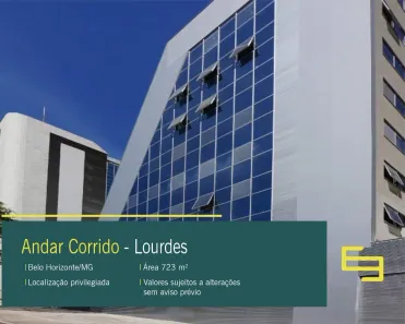Imóvel Comercial para alugar, 723m² no Lourdes, Belo Horizonte