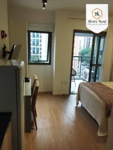 Apartamento com 1 Quarto para venda ou aluguel, 24m² no Moema, São Paulo