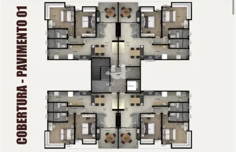 Cobertura com 3 Quartos à venda, 150m² no Vale do Ipê, Juiz de Fora