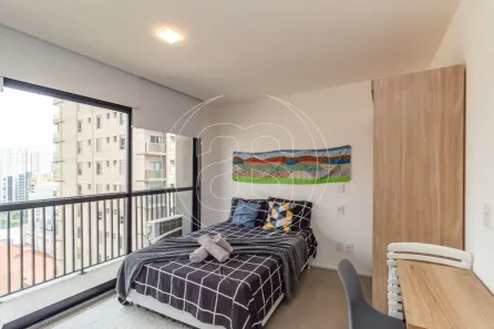 Apartamento com 1 Quarto para venda ou aluguel, 24m² no Indianópolis, São Paulo