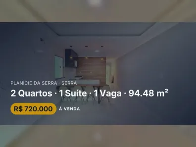 Casa com 2 Quartos à venda, 94m² no Planície da Serra, Serra