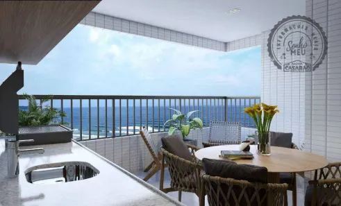 Apartamento com 2 Quartos à venda, 77m² no Guilhermina, Praia Grande