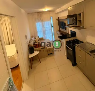 Apartamento com 1 Quarto para alugar, 29m² no Jardim Caravelas, São Paulo