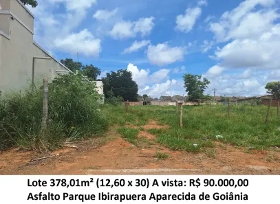 Lote/Terreno à venda, 378m² no Parque Ibirapuera, Aparecida de Goiânia