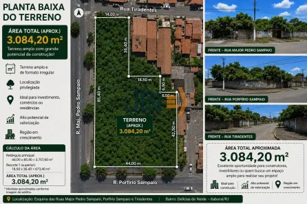 Lote/Terreno à venda, 3084m² no Bela Vista, Fortaleza
