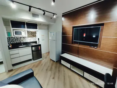 Flat com 1 Quarto para alugar, 30m² no Indianópolis, São Paulo
