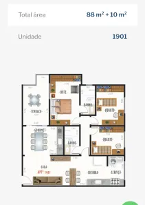 Cobertura com 3 Quartos à venda, 88m² no São Mateus, Juiz de Fora
