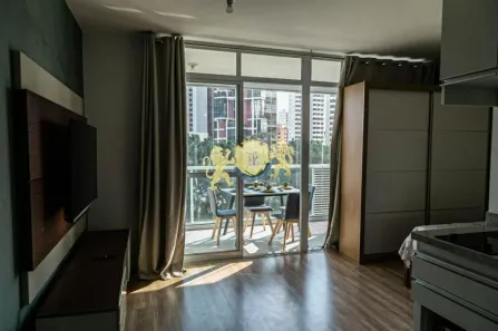 Flat com 1 Quarto à venda, 35m² no Real Parque, São Paulo