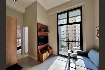 Apartamento com 1 Quarto à venda, 34m² no Santo Amaro, São Paulo