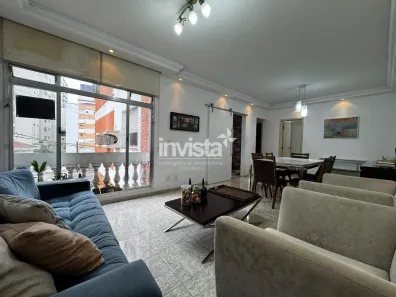 Apartamento com 3 Quartos à venda, 140m² no Ponta da Praia, Santos