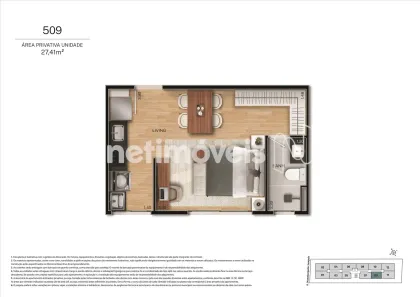 Apartamento à venda, 27m² no Praia do Canto, Vitória
