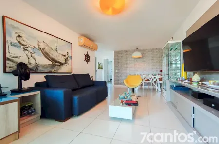 Apartamento com 3 Quartos para alugar, 120m² no Porto das Dunas, Aquiraz