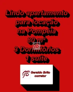 Apartamento com 3 Quartos para alugar, 80m² no Vila Pompéia, São Paulo