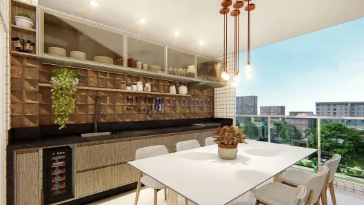 Apartamento com 3 Quartos à venda, 112m² no Guilhermina, Praia Grande