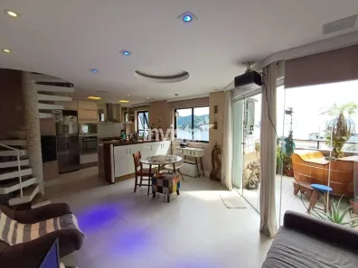 Apartamento com 2 Quartos para alugar, 85m² no Ponta da Praia, Santos