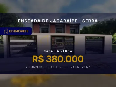 Casa com 2 Quartos à venda, 72m² no Enseada de Jacaraípe, Serra