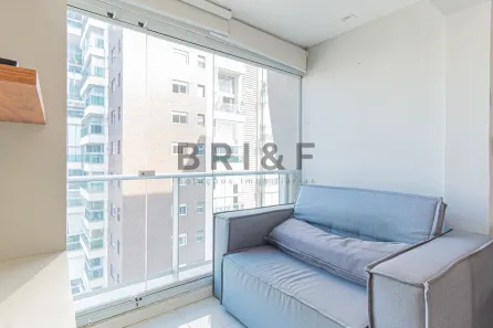 Apartamento com 1 Quarto para alugar, 33m² no Cidade Monções, São Paulo