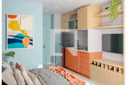 Kitnet com 1 Quarto à venda, 28m² no Pinheiros, São Paulo