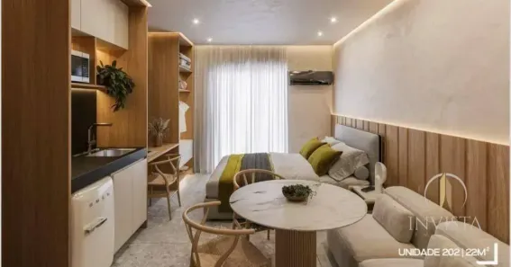 Flat com 1 Quarto à venda, 18m² no Tambaú, João Pessoa