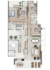 Apartamento com 4 Quartos à venda, 220m² no Bom Pastor, Juiz de Fora