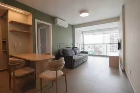 Apartamento com 1 Quarto para alugar, 45m² no Indianópolis, São Paulo