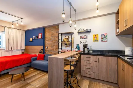 Apartamento com 1 Quarto para alugar, 42m² no Centro, Curitiba