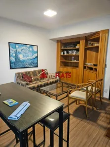 Flat com 1 Quarto para alugar, 70m² no Moema, São Paulo