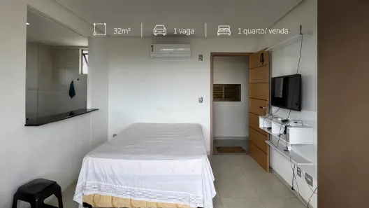 Apartamento com 1 Quarto à venda, 30m² no Calhau, São Luís