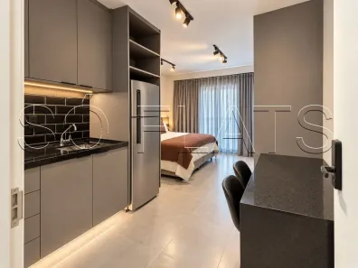 Flat com 1 Quarto para alugar, 25m² no Pinheiros, São Paulo