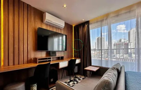 Apartamento com 1 Quarto à venda, 25m² no Santo Amaro, São Paulo
