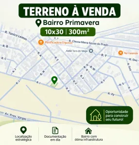 Lote/Terreno à venda, 300m² no Primavera, Vitória da Conquista