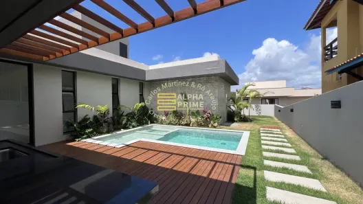 Casa de Condomínio com 4 Quartos à venda, 175m² no Alphaville (Abrantes), Camaçari
