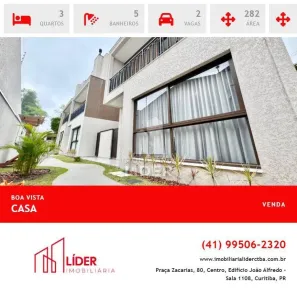Casa com 3 Quartos à venda, 250m² no Boa Vista, Curitiba