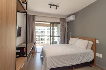 Flat com 1 Quarto à venda, 26m² no Indianópolis, São Paulo