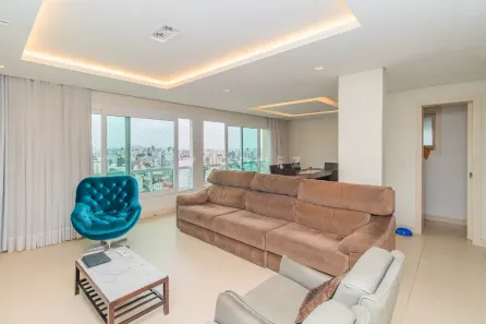 Apartamento com 3 Quartos para alugar, 124m² no Petrópolis, Porto Alegre
