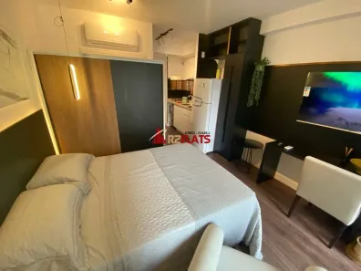 Flat com 1 Quarto para alugar, 26m² no Indianópolis, São Paulo