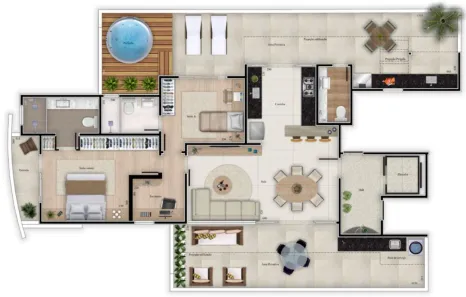 Apartamento com 2 Quartos à venda, 167m² no Pampulha, Belo Horizonte