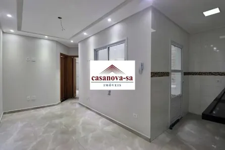 Apartamento com 2 Quartos para alugar, 52m² no Parque João Ramalho, Santo André